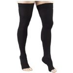 Anti Varicose Stocking, Thigh-High Black or Skin